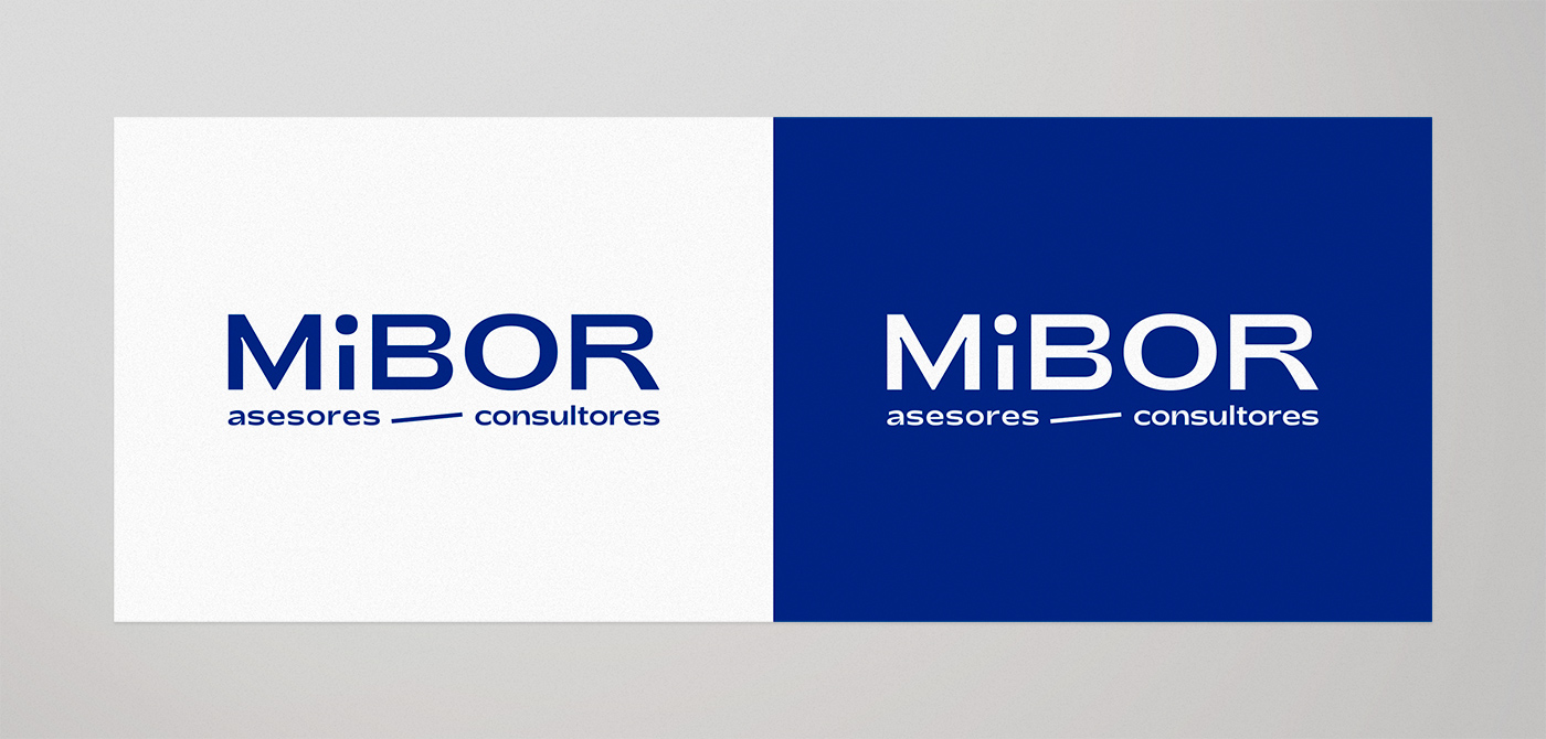 Diseño de identidad Mibor Asesores y Consultores